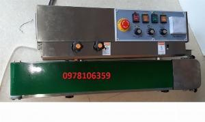 Máy ép miệng túi liên tục có in hạn sử dụng FRD1000, máy hàn miệng túi liên tục có đóng date