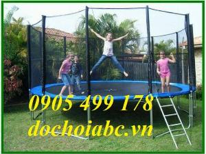 Sàn nhún lò xo thể dục có lưới quây