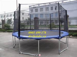 Sàn nhún lò xo thể dục có lưới quây