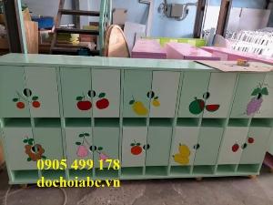 Tủ đựng cặp dép cho bé mầm non chất lượng nhất