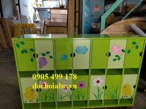 Tủ đựng cặp dép cho bé mầm non chất lượng nhất