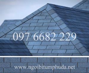 Nhà lợp mái chữ nhật, tấm lợp mái bitum chữ nhật