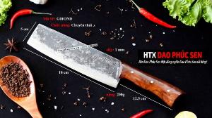 Dao phúc sen DAO THÁI 18 cán ốp nu nghiến