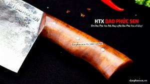 Dao phúc sen DAO CHẶT GÀ MỚI cán ốp nu nghiến