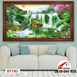 Tranh gạch - tranh phong cảnh trang trí nhà đẹp