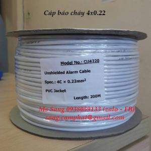 Cáp báo cháy 4 x 0.22mm / 6 x 0.22mm / 8 x 0.22mm