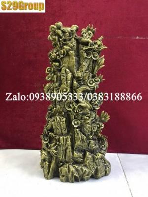 Phật cửu rồng bằng đồng cao 39cm
