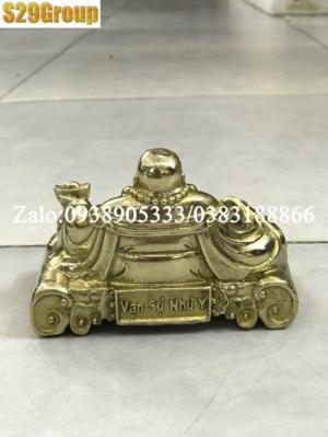 Di Lặc Vạn Sự Như Ý bằng đồng cao 8.5cm