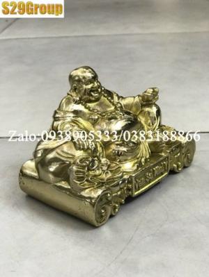 Di Lặc Vạn Sự Như Ý bằng đồng cao 8.5cm