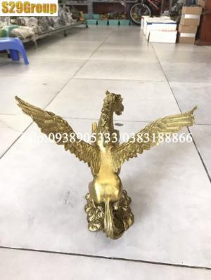 Tượng Ngựa có cánh bằng đồng cao 26cm