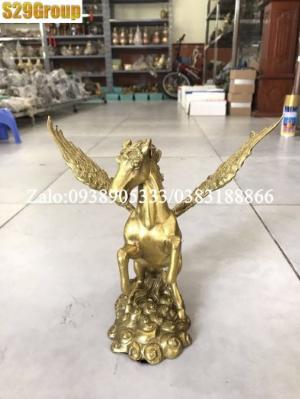 Tượng Ngựa có cánh bằng đồng cao 26cm