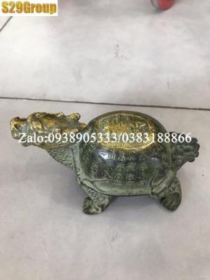 Long quy chữ giả cổ bằng đồng cao 6cm