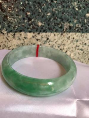 Vòng Mới Bản Hẹ Qc T Lý 60Mm 100% Đá Ngọc Cẩm Thạch Tự Nhiên