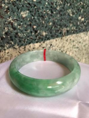 Vòng Mới Bản Hẹ Qc T Lý 60Mm 100% Đá Ngọc Cẩm Thạch Tự Nhiên