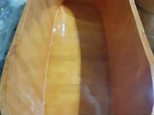 Bồn Tắm Gỗ Thông Hình Bầu Dục