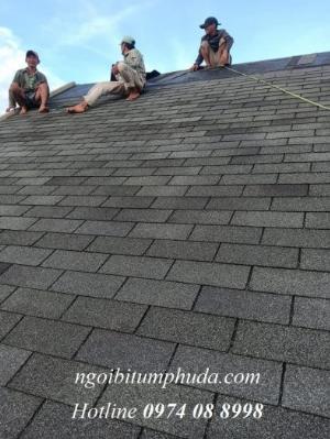 Ngói bitum phủ đá sinh thái nhập khẩu đa dạng mâu mã
