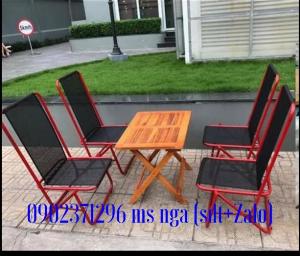 Ghế xếp sắt cafe-trà sữa giá tại xưởng