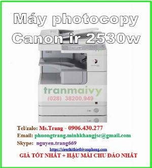 Máy photo ir 2530w, canon 2530w giá siêu rẻ