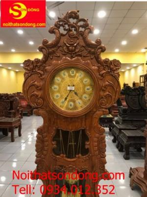 Đồng hồ cây gỗ hương giá rẻ