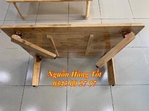 Bàn Gỗ Chân Bánh Mì Gấp Gọn Kiểu NHẬT - NGỌC PHÁT