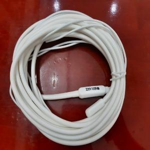 Điện trở Dây điện trở xả ống silicone, màu trắng, tròn, dài 4m 220V- 160W