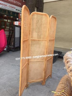 Bình phong trang trí bằng mây tự nhiên - Mây Tre Lục Bình