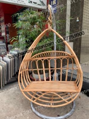 Xích đu treo bằng mây tự nhiên - Mây Tre Lục Bình
