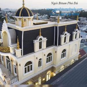 Ngói bitum 3D cho mái biệt thự, quán cafe, homestays,.