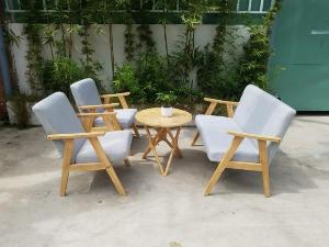 Bộ bàn ghế sofa gô cafe giá tại xưởng