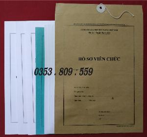 Cung cấp bộ hồ sơ viên chức giá tốt nhất