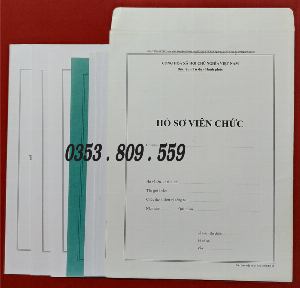 Cung cấp bộ hồ sơ viên chức giá tốt nhất