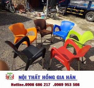 Bộ bàn ghế nhựa cafe