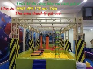 Nhận thi công - lắp đặt khu vận động liên hoàn sasuke