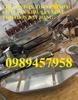Thuyền tôn, Thuyền inox chở 2-3 người, Thuyền tôn giá rẻ