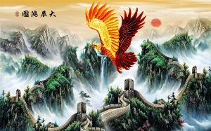 Gạch 3d tranh núi non - NC4