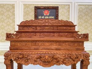 Sập Thờ Tứ Linh Siêu Víp Chân 16