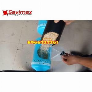 Máy xạ lúa kéo tay 6 trống thẳng hàng, máy gieo hạt