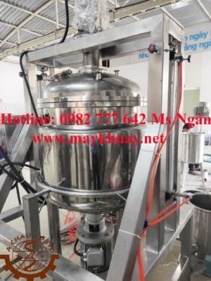 Bồn khuấy nhũ hóa, gia nhiệt, hút chân không