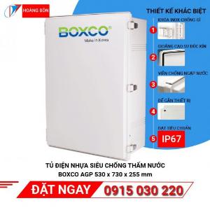 Tủ Điện Siêu Chống Thấm Nước Boxco - Tiêu Chuẩn Ip67 - Dùng Ngoài Trời