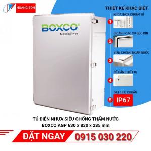 Tủ Điện Siêu Chống Thấm Nước Boxco - Tiêu Chuẩn Ip67 - Dùng Ngoài Trời