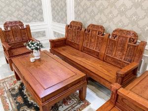 Bộ Bàn Ghế Tần Thủy Hoàng Như Ý Chương Voi