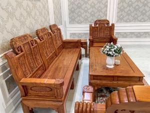 Bộ Bàn Ghế Tần Thủy Hoàng Như Ý Chương Voi