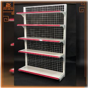 Kệ siêu thị áp tường (1 mặt) – Dài 120 x Rộng 35 x Cao 180 x 5 tầng