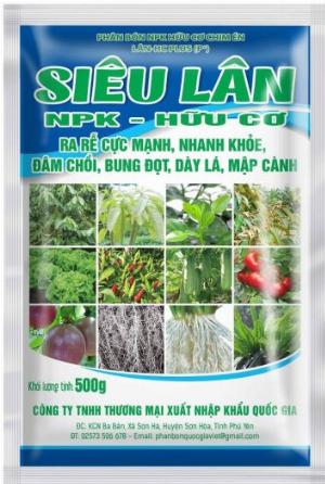 Phân bón lá Combo 30 gói Phân bón Siêu Lân Npk - Hữu Cơ