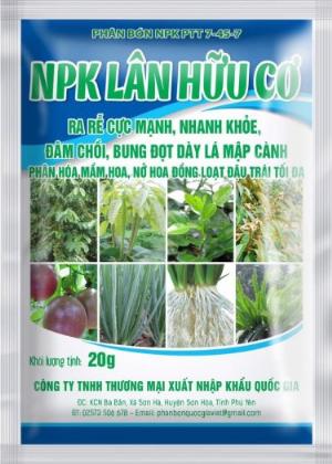 Phân bón lá - Combo 10 gói Phân bón Npk Lân Hữu Cơ