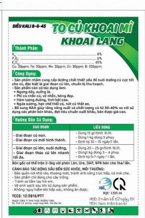 Phân bón lá To Củ Khoai Mì khoai Lang 1kg
