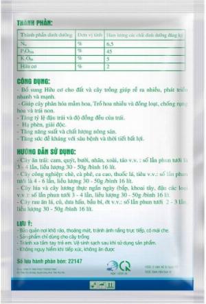 Phân bón lá Combo 5 gói Phân bón Siêu Lân Npk - Hữu Cơ