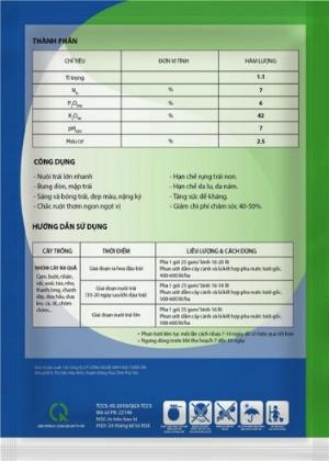 Phân bón lá Combo 10 gói Phân bón Lớn trái Hữu cơ Kmax