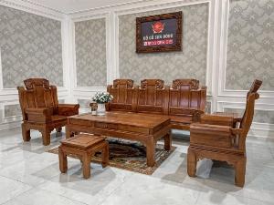 Bộ Bàn Ghế Trương Cá Chép Tay Hộp