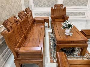 Bộ Bàn Ghế Trương Cá Chép Tay Hộp